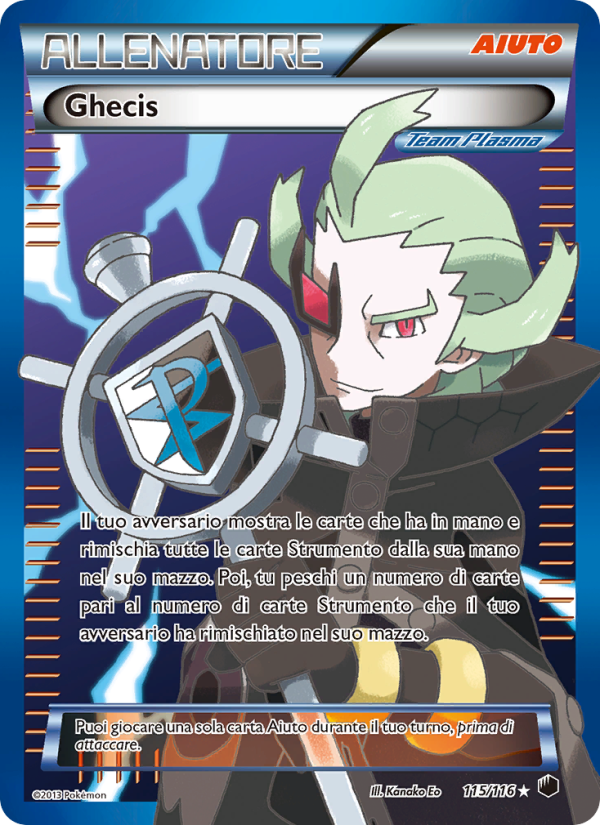 Ghecis 115/122 — Plasma Freeze (Italian Pokémon TCG card)