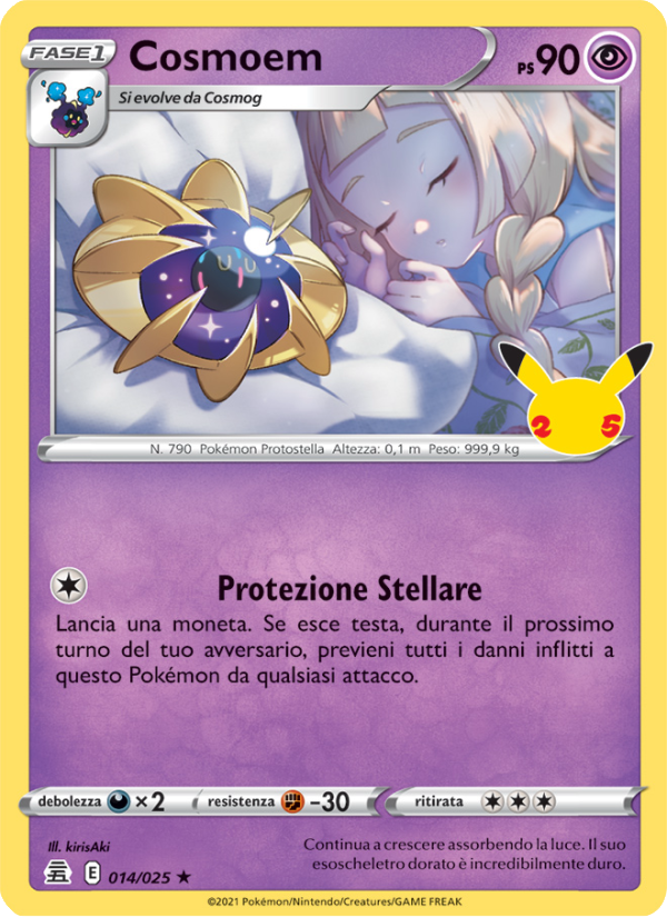 Cosmoem 014/25 — Celebrations (Italian Pokémon TCG card)