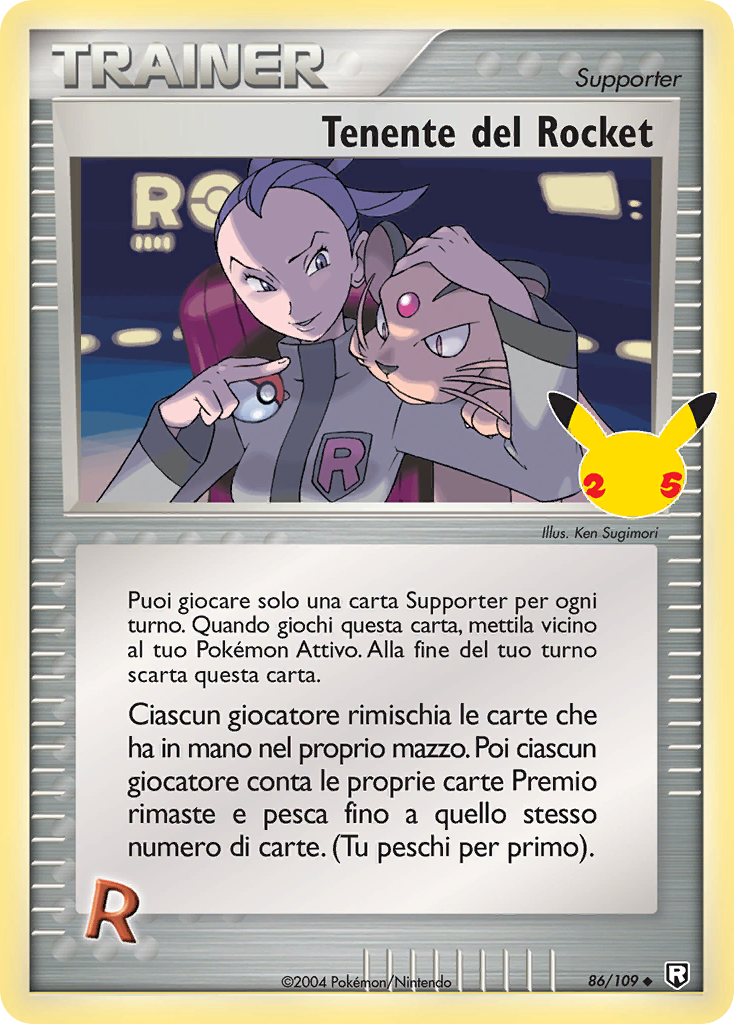 Tenente del Rocket 086 — Gran Festa: Collezione Classica (Italian Pokémon TCG card)