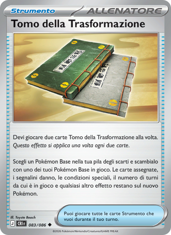 Tomo della Trasformazione 083 — Caos Nascente (Italian Pokémon TCG card)