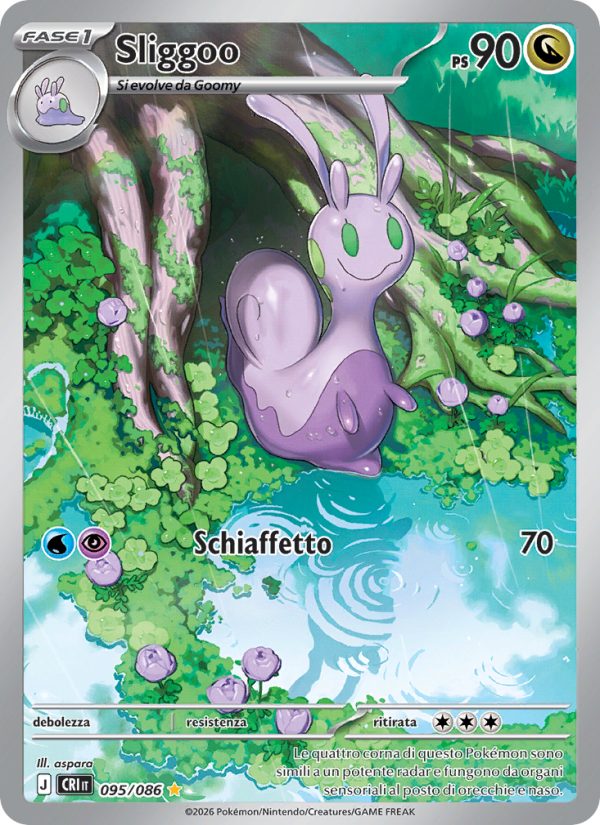 Sliggoo 095 — Caos Nascente (Italian Pokémon TCG card)