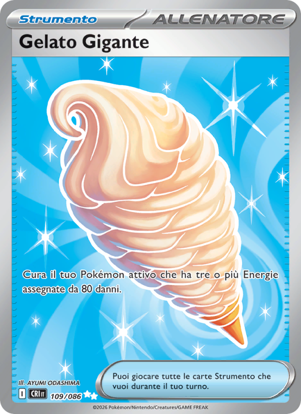 Gelato Gigante 109 — Caos Nascente (Italian Pokémon TCG card)