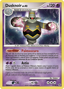 Dusknoir 002/130 — Diamante & Perla (Italian Pokémon TCG card)