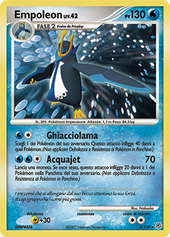 Empoleon 004/130 — Diamante & Perla (Italian Pokémon TCG card)