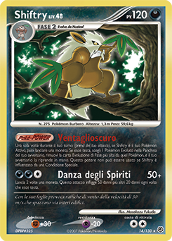Shiftry 014/130 — Diamante & Perla (Italian Pokémon TCG card)