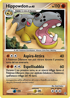 Hippowdon 029/130 — Diamante & Perla (Italian Pokémon TCG card)