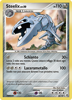 Steelix 038/130 — Diamante & Perla (Italian Pokémon TCG card)