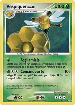 Vespiquen 039/130 — Diamante & Perla (Italian Pokémon TCG card)