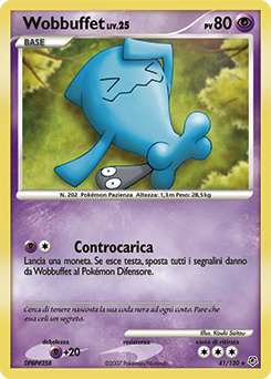 Wobbuffet 041/130 — Diamante & Perla (Italian Pokémon TCG card)