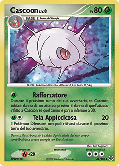 Cascoon 044/130 — Diamante & Perla (Italian Pokémon TCG card)