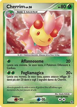Cherrim 045/130 — Diamante & Perla (Italian Pokémon TCG card)