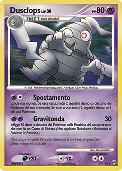 Dusclops 047/130 — Diamante & Perla (Italian Pokémon TCG card)