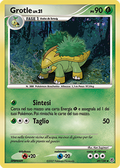 Grotle 049/130 — Diamante & Perla (Italian Pokémon TCG card)