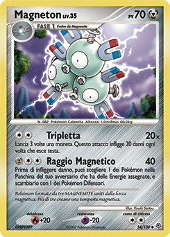 Magneton 054/130 — Diamante & Perla (Italian Pokémon TCG card)