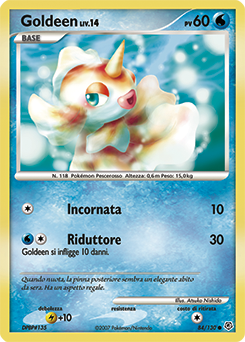 Goldeen 084/130 — Diamante & Perla (Italian Pokémon TCG card)