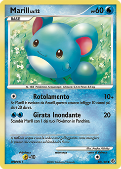 Marill 088/130 — Diamante & Perla (Italian Pokémon TCG card)