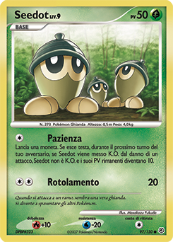 Seedot 097/130 — Diamante & Perla (Italian Pokémon TCG card)