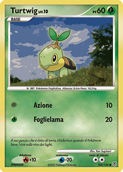 Turtwig 103/130 — Diamante & Perla (Italian Pokémon TCG card)