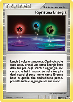 Energy Restore 106/130 — Diamante & Perla (Italian Pokémon TCG card)