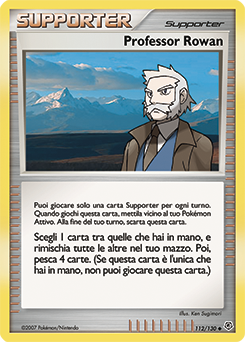 Professor Rowan 112/130 — Diamante & Perla (Italian Pokémon TCG card)