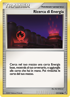 Energy Search 117/130 — Diamante & Perla (Italian Pokémon TCG card)