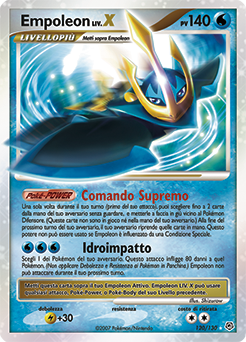 Empoleon LV.X 120/130 — Diamante & Perla (Italian Pokémon TCG card)