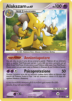 Alakazam 002/124 — Tesori Misteriosi (Italian Pokémon TCG card)