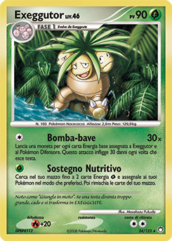 Exeggutor 024/124 — Tesori Misteriosi (Italian Pokémon TCG card)