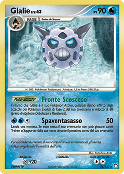 Glalie 025/124 — Tesori Misteriosi (Italian Pokémon TCG card)