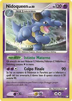Nidoqueen 031/124 — Tesori Misteriosi (Italian Pokémon TCG card)