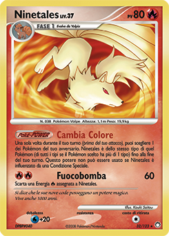 Ninetales 032/124 — Tesori Misteriosi (Italian Pokémon TCG card)