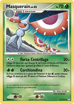 Masquerain 055/124 — Tesori Misteriosi (Italian Pokémon TCG card)