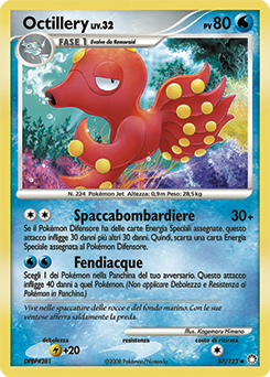 Octillery 057/124 — Tesori Misteriosi (Italian Pokémon TCG card)