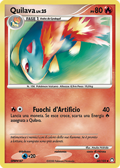 Quilava 060/124 — Tesori Misteriosi (Italian Pokémon TCG card)