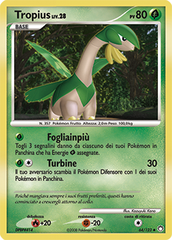 Tropius 064/124 — Tesori Misteriosi (Italian Pokémon TCG card)