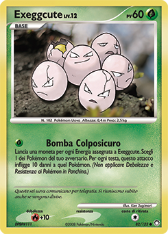 Exeggcute 082/124 — Tesori Misteriosi (Italian Pokémon TCG card)