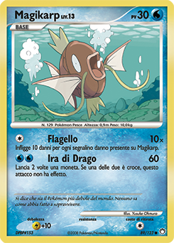 Magikarp 089/124 — Tesori Misteriosi (Italian Pokémon TCG card)