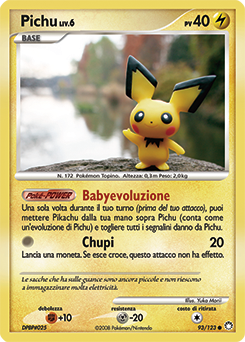 Pichu 093/124 — Tesori Misteriosi (Italian Pokémon TCG card)