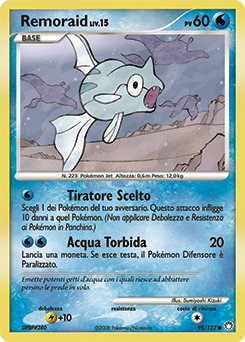 Remoraid 095/124 — Tesori Misteriosi (Italian Pokémon TCG card)