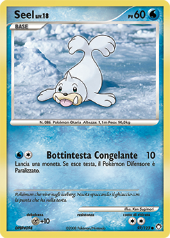 Seel 097/124 — Tesori Misteriosi (Italian Pokémon TCG card)