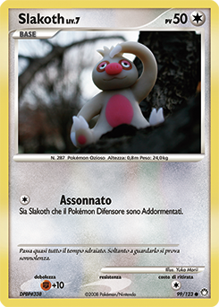 Slakoth 099/124 — Tesori Misteriosi (Italian Pokémon TCG card)