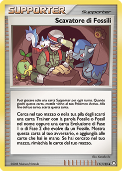Fossil Excavator 111/124 — Tesori Misteriosi (Italian Pokémon TCG card)