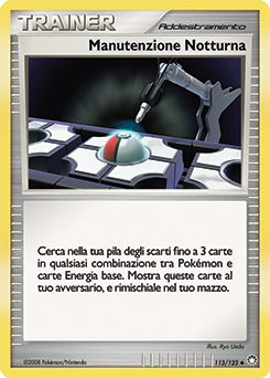 Night Maintenance 113/124 — Tesori Misteriosi (Italian Pokémon TCG card)