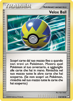 Quick Ball 114/124 — Tesori Misteriosi (Italian Pokémon TCG card)