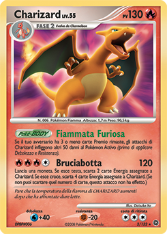 Charizard 003/132 — Prodigi Segreti (Italian Pokémon TCG card)