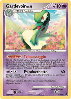 Gardevoir 007/132 — Prodigi Segreti (Italian Pokémon TCG card)