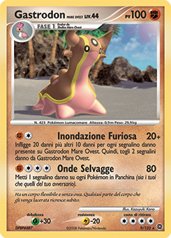Gastrodon West Sea 009/132 — Prodigi Segreti (Italian Pokémon TCG card)