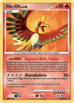 Ho-Oh 010/132 — Prodigi Segreti (Italian Pokémon TCG card)