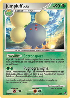 Jumpluff 011/132 — Prodigi Segreti (Italian Pokémon TCG card)