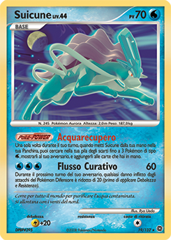 Suicune 019/132 — Prodigi Segreti (Italian Pokémon TCG card)